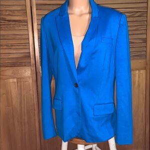Vince Camuto turquoise Blue one button Blazer size 14